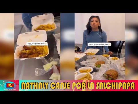 Nathaly Carvajal hundida en la Pobreza pide canje para SALCHIPAPA