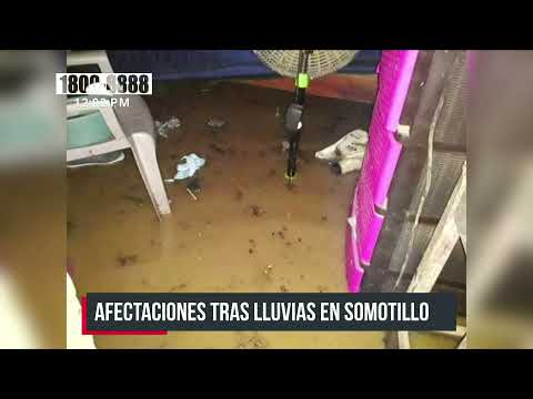 Lluvias generan afectaciones en viviendas de Somotillo - Nicaragua