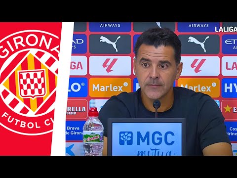 GIRONA-BARÇA | MÍCHEL: No me he sentido perjudicado por el penalti” | Rueda de prensa postpartido