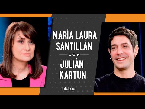 Julián Kartun con María Laura Santillán