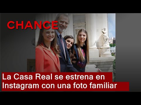 La Casa Real se estrena en Instagram con una foto familiar