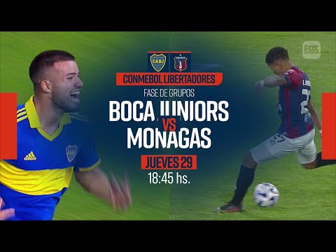 Boca Juniors VS. Monagas - Copa CONMEBOL Libertadores 2023 - Fase de Grupos - FOX Sports PROMO