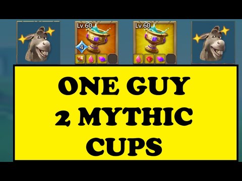 Lords Mobile -  LIVE STREAM - ONE GUY TWO MYTHIC CUPS