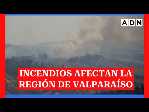 Incendios en la Región de Valparaíso afectan la Ruta 68