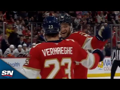 Carter Verhaeghe Goes Top Shelf With Slick Move to Give Panthers Early Lead