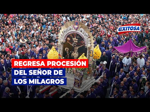 Cercado de Lima: Regresa procesión del Señor de los Milagros tras dos años de pandemia