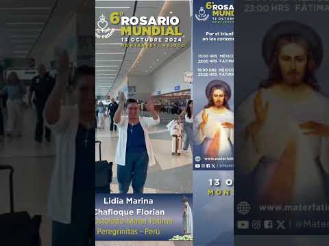 Lidia Chaflloque nos invita al 6to Rosario Mundial 2024