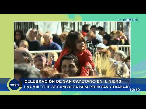 Celebración de San Cayetano en el Santuario de Liniers