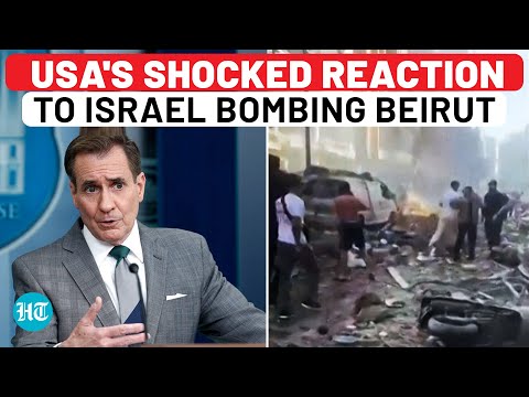 On Cam: USA's Shocked Reaction After Israel Bombs Lebanon's Beirut; 60 Dead, Hurt - 'Didn't Inform…'