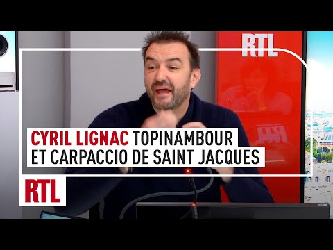 Cyril Lignac : Topinambour et Carpaccio de Saint Jacques