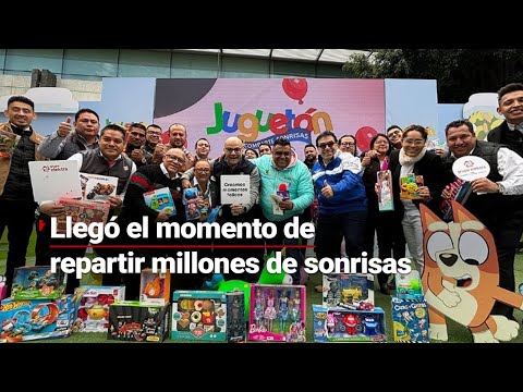 ¡BANDERAZO! | Llegó la etapa más hermosa del Juguetón: repartir regalos que son sonrisas