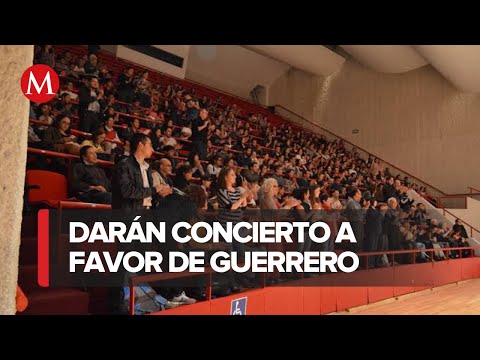 Se llevará a cabo concierto benéfico para ayudar a los damnificados de Guerrero
