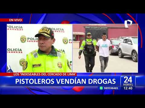 Capturan a los ‘Indeseables del Cercado de Lima’ con droga y armas
