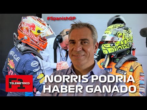 NORRIS LE PODRÍA HABER GANADO A MAX. #spanishgp #telemetricof1