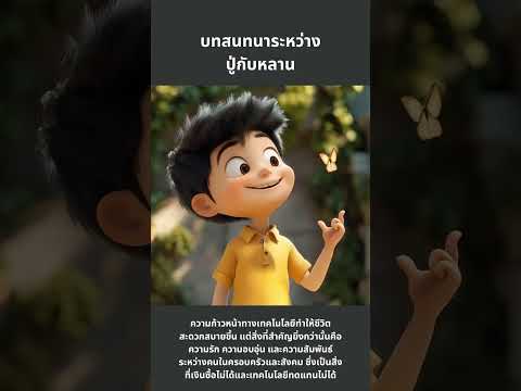 นิทานดี วิถีธรรม บทสนทนาระหว่างปู่กับหลาน