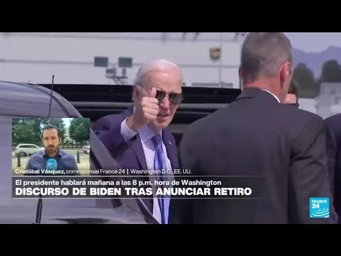 Informe desde Washington: Biden dará un discurso para hablar del fin de su candidatura