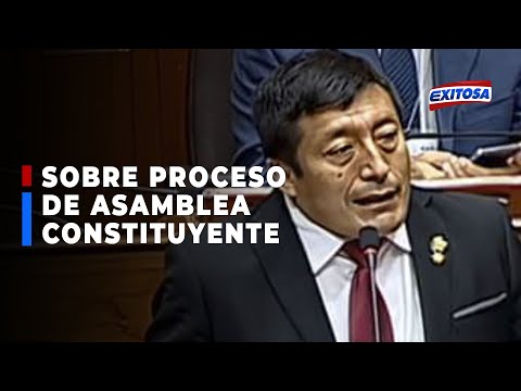 ??Congresista Pérez sobre proceso de Asamblea Constituyente: Pedro Castillo debe estudiarlo bien