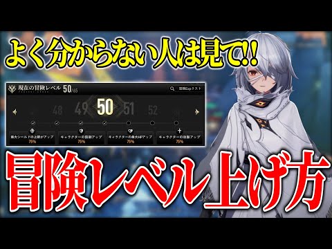 【デナアビ】初心者必見‼序盤から終盤まで出来る冒険レベル上げ方解説【PC】【iOS,Android】【デュエットナイトアビス】