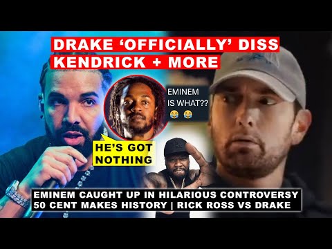 Eminem Caught Up in WILD Controversy, Drake TROLLS Kendrick, Rick Ross, 50 Cent, Lupe Fiasco