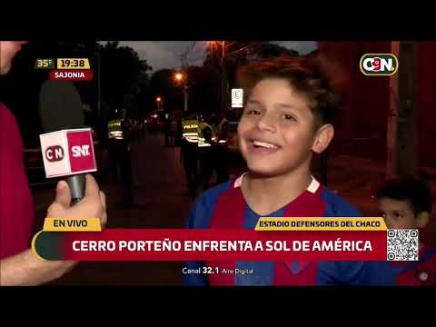 Cerro Porteño enfrenta a Sol de América en el Defensores del Chaco