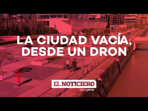 LA CIUDAD DE BUENOS AIRES VACÍA por las RESTRICCIONES, DESDE EL DRON - El Noti de la Gente