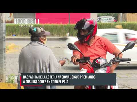 Lotería Nacional con La Raspadita sigue premiando con más motos - Nicaragua