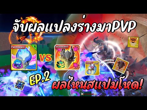 จับผลแปลงร่างมาสู้กันEP.2ผลไห