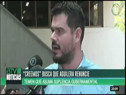 08032023   RAQUEL VALENCIA   CREEMOS BUSCA QUE MARIO AGUILERA RENUNCIE   BOLIVIA TV
