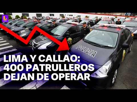 Lima y Callao con menos patrulleros: Policía deja 400 vehículos inoperativos en la región