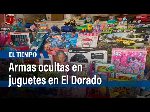 Decomisan armas de fuego camufladas en juguetes en el aeropuerto El Dorado| El Tiempo