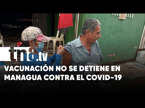 Aplican multidosis en jornada contra el COVID-19 en Managua - Nicaragua