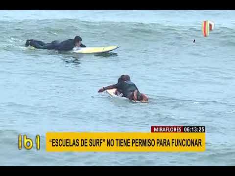 Miraflores: “Escuelas de Surf” no tienen permiso para funcionar
