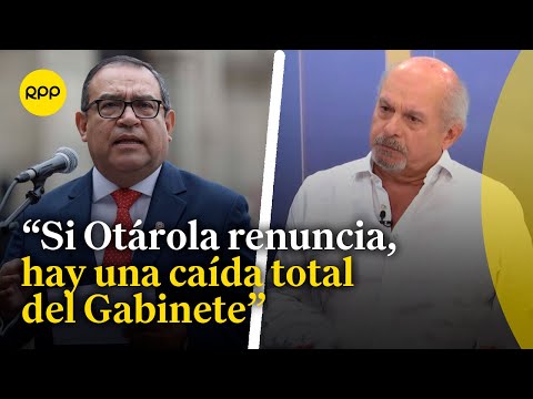Sobre Alberto Otárola: Lo que le correspondía era la renuncia, indica Pedro Cateriano