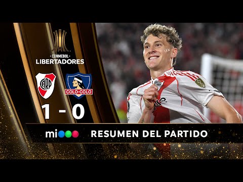 RIVER 1 COLO-COLO 0: EL MILLO EN SEMIS DE LA MANO DE COLIDIO, ARMANI Y GALLARDO - LIBERTADORES 2024