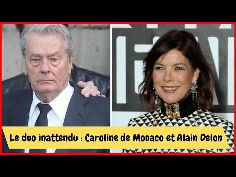 Le drame me?connu : Caroline de Monaco et Alain Delon face a? la maladie