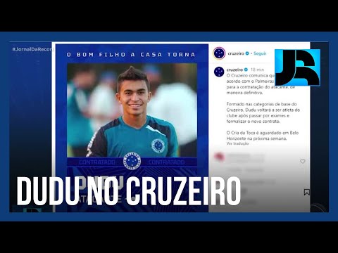 Cruzeiro anuncia acordo para a contratação do atacante Dudu, do Palmeiras