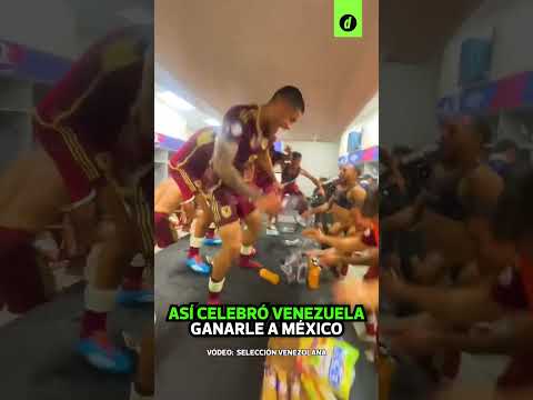 El VESTUARIO de la SELECCIÓN VENEZOLANA tras MÉXICO 0-1 VENEZUELA | Depor