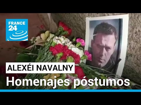 Homenajes póstumos a la memoria de Alexéi Navalny se extienden por Rusia • FRANCE 24 Español