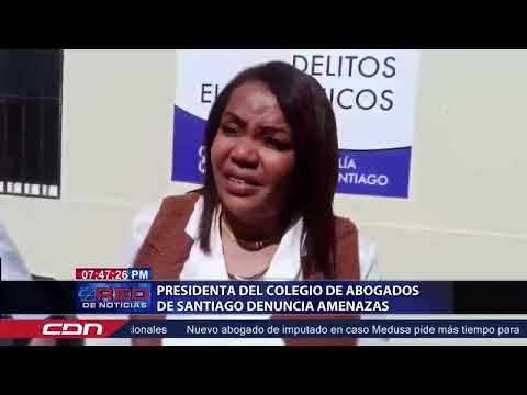 Presidenta del Colegio de Abogados de Santiago denuncia amenazas