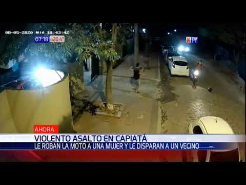 Violento ataque de motochorros en Capiatá