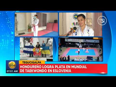 Hondureño logró medadalla de plata en mundial de Taekwondo