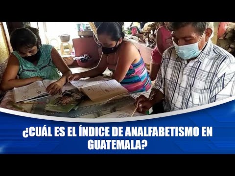 ¿Cuál es el índice de analfabetismo en Guatemala?