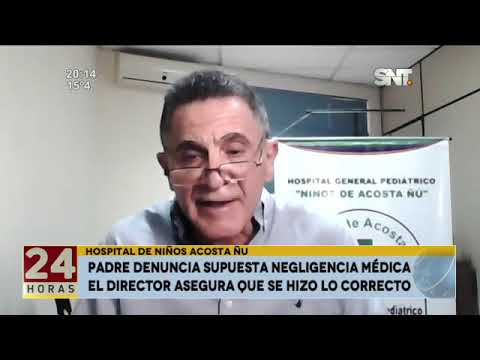 Padre denuncia supuesta negligencia médica en el Hospital de Niños Acosta Ñu