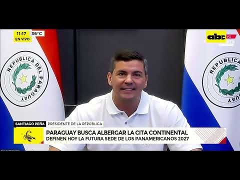 Paraguay se postula para ser sede de los Juegos Panamericanos 2027