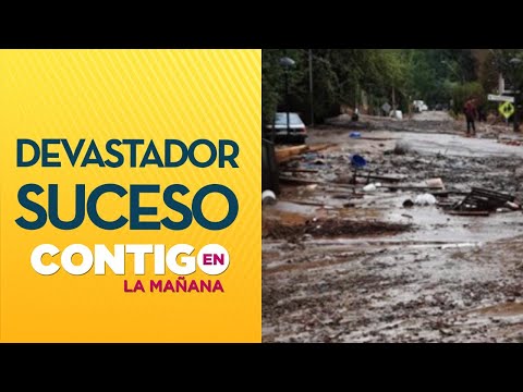 San José de Maipo: Así quedó San Alfonso tras las lluvias - Contigo En La Mañana