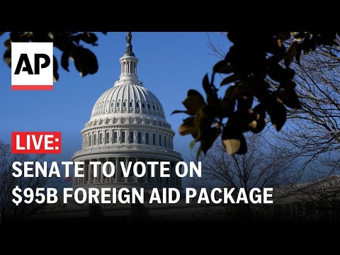 LIVE: US Senate to vote on $95 billion aid package to Ukraine, Israel