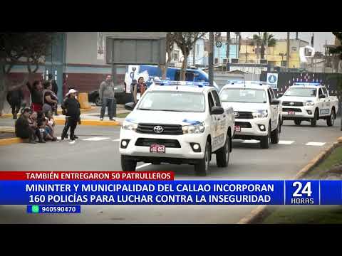 Callao: entregan 50 patrulleros para luchar contra la inseguridad