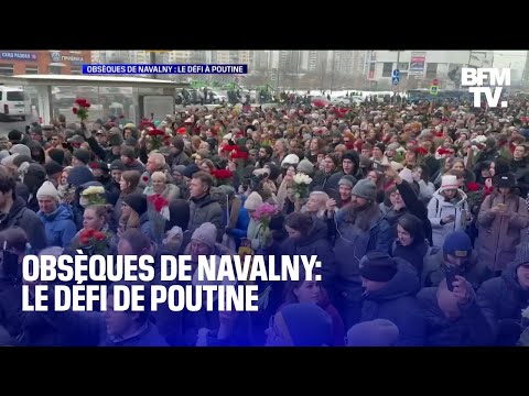 Obsèques de Navalny: le défi de Poutine