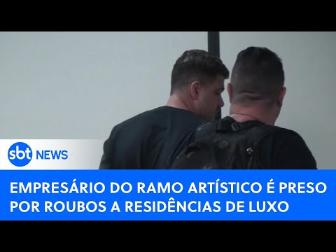 Empresário é preso por roubos a residências de luxo em São Paulo |#SBTNewsnaTV(31/01/24)