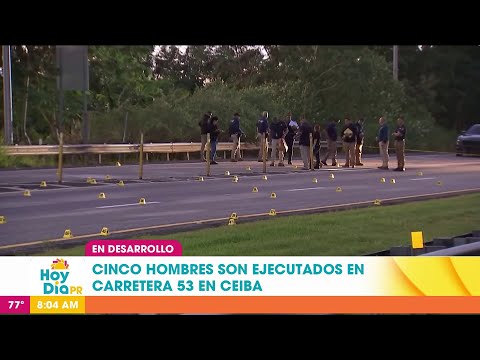 Extensa escena: Recuperan sobre 100 casquillos de bala en escena de masacre en Ceiba